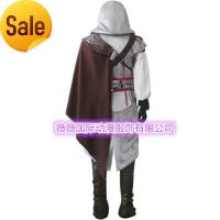 เสื้อนักฆ่าเสื้อผ้าคอสเพลย์3สีขาว,เสื้อผ้าผู้ชายสีดำ Ezio