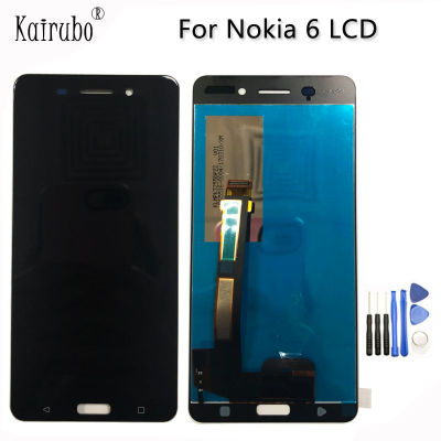 ที่ดีที่สุด5.5 "หน้าจอ IPS สำหรับ Nokia6 TA-1033 TA-1025หน้าจอสัมผัสแผงกระจก Digitizer สมัชชาจอแสดงผล LCD สำหรับ Nokia 6 N6 TA-1021
