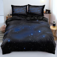 Dark Bed Linens Twin Black Starry Duvet Cover Sets Quilt Case Bedding Sets Nebula Design Blanket Shell Queen King Full Twin Size