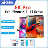 EK Pro Incell 3D Touch Digitizer Assembly สำหรับ X XS Max XR 11 Pro Max 12 Pro Max พร้อมหน้าจอ LCD เปลี่ยนจอแสดงผล