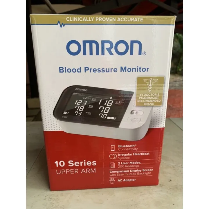 Omron 10 Series Wireless Upper Arm Blood Pressure Monitor (Model BP7450 ...