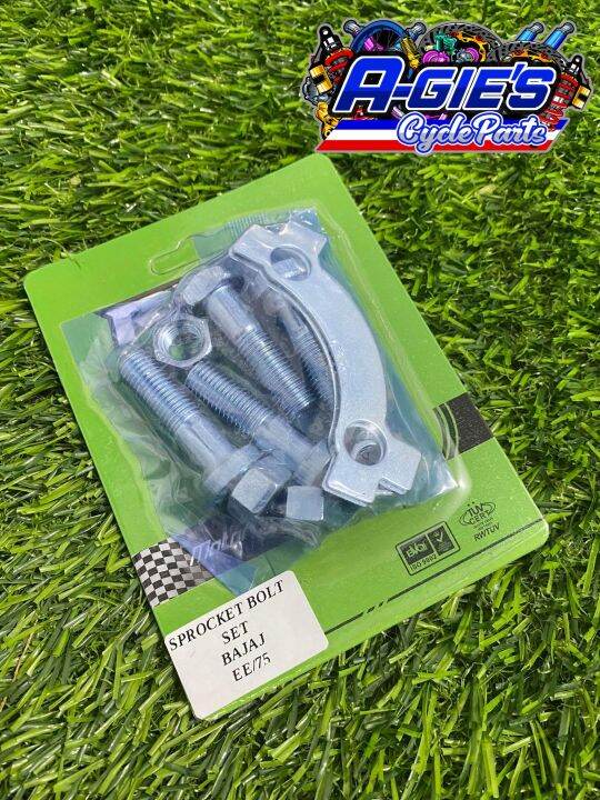 PPX JAPAN QUALITY | SPROCKET BOLT SET | BAJAJ/CT100 | Lazada PH