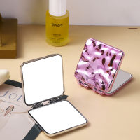 Double Sided Makeup Mirror Beauty Mirror Hand Mirror Vanity Mirror Galvanized Makeup Mirror Folding Vanity Mirror