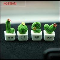 KONSIRAN 1/4pcs DIY เรซิน งานฝีมือตกแต่ง ประติมากรรมขนาดเล็ก สวนนางฟ้า เครื่องประดับขนาดเล็ก กระบองเพชรจิ๋ว ตุ๊กตาดอกไม้กระบองเพชร ตุ๊กตาภูมิทัศน์ไมโคร