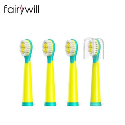 hot【DT】 Fairywill Electric Toothbrushes Heads Toothbrush 4 heads Sets for FW-2001