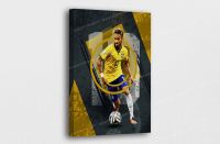 Neymar Santos โปสเตอร์ศิลปะผืนผ้าใบ-เนย์มาร์บรรลุเป้าหมาย &amp; ชนะโปสเตอร์ศิลปะ/ภาพพิมพ์ตกแต่งศิลปะผนังโปสเตอร์หรือผ้าใบพร้อมที่จะแขวน1ชิ้นภายในกรอบหรือไร้กรอบ