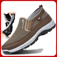 Mens Casual Shoes Classic Loafers Anti-slip Soft Sole Comfortable Mens Leather Sneakers Non-slip Retro Driving Shoes Plus Size