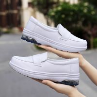 HOT★Spring Shoes Female British Style 2022 Thick-soled College Style Casual Loafers Genuine Leather Fashion Shoes Girls  air cushion