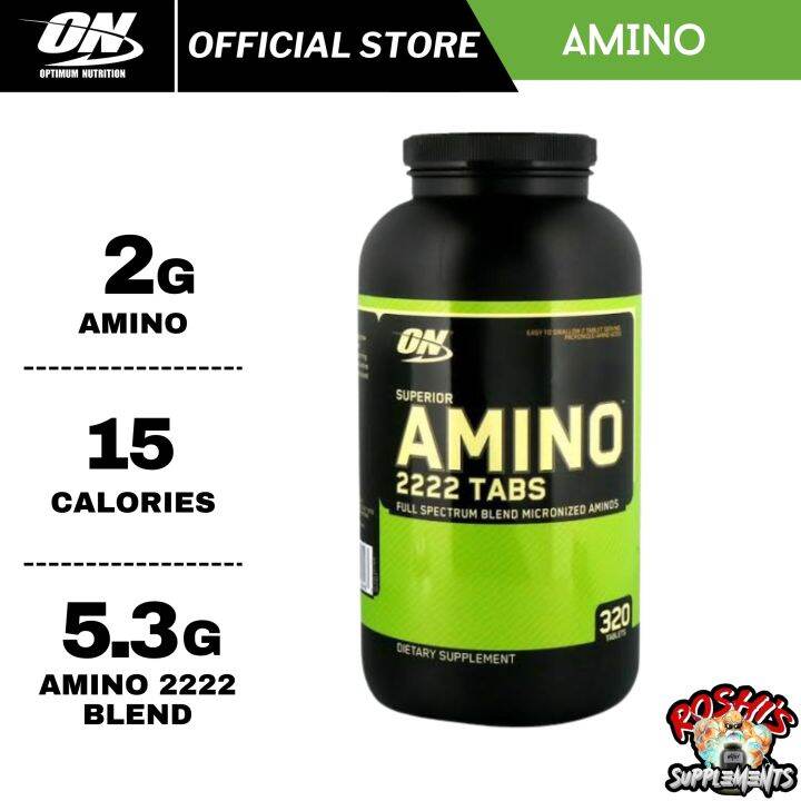OPTIMUM NUTRITION ON AMINO 2222 TABLETS | Lazada PH