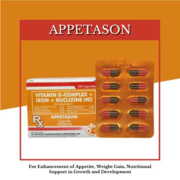 Appetason Capsule Stimulant for adult 30 Capsules Lazada PH