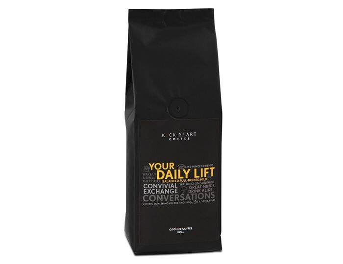 KICKSTART Coffee "Your Daily Lift Ground Coffee" (400Gg) YDL20B