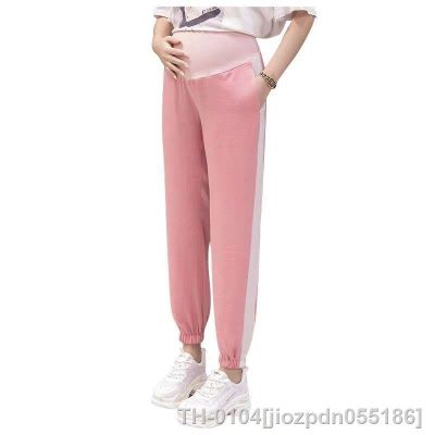 ❂♝▫ jiozpdn055186 Calças finas das mulheres grávidas outerwear leggings primavera e verão pontos calças esportivas novo solto casuais