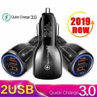 Quick Charge 3.0 Car Charger Portable 5V 3.1A Fast Charging GPS Dual USB Car-Charger For iPhone Samsung iPad Double USB Charger Car Chargers