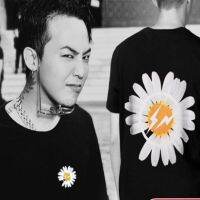 Peaceminusone Black Print Tshirt Men Tshirt Gd Lightning Fujiwara Hiroshima Pattern