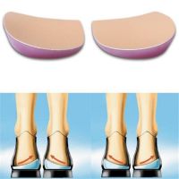 【cw】 Orthopedic Shoes Sole Insoles O/X Type Leg Shoe Inserts Medial Lateral Heel Wedge Lift Silicone Corrective