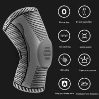 Silicone Anti-Slip Knee Pads Elastic Shockproof Cycling Running Knee Support Breathable MTB Bike Bicycle Riding Protector Brace