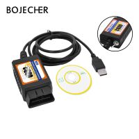 Ford Forscan เครื่องสแกน Obd เครื่องทดสอบ Mz327สวิทช์ Usb เครื่องอ่านโค้ด Obd2 Elm327แก้ไขซ่อนเปิด