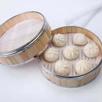 24cm Silicone Steamer Pad Non-Stick Round Dumplings Mat Cooking Tool