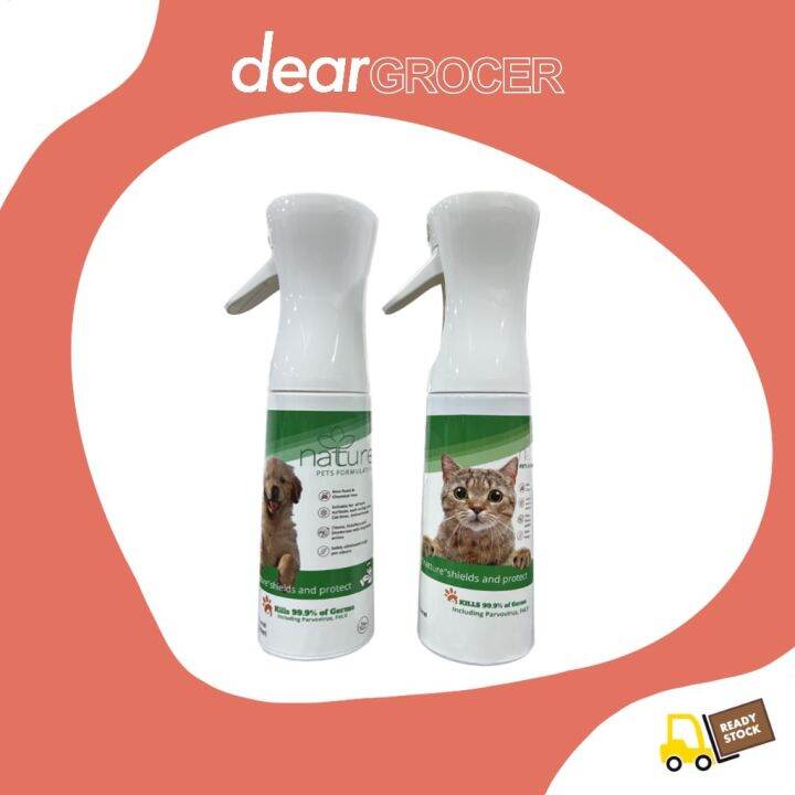 natture Pet Sanitizer Spray / Cat & Dog Spray Disinfectant BioAdjuvant