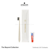 วันเวิร์ค ชุดแปรงสีฟัน+ยาสีฟัน 3กรัม เดอะบียอนด์ คอลเลคชั่น Onework Toothbrush &amp; 3g. Toothpaste The Beyond Collection (Pack 100 pcs.)