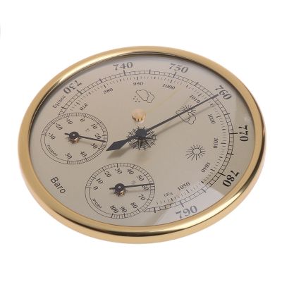 【hot】♝  Three Household Temperature Humidity Pressure Barometer Hanging or Placing on a Dropshipping