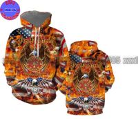 Xzx180305  Firefighter Custom Text All Over Print hoodies For Men &amp; Women CN1321 (Private Chat Free Name&amp;Logo Change)