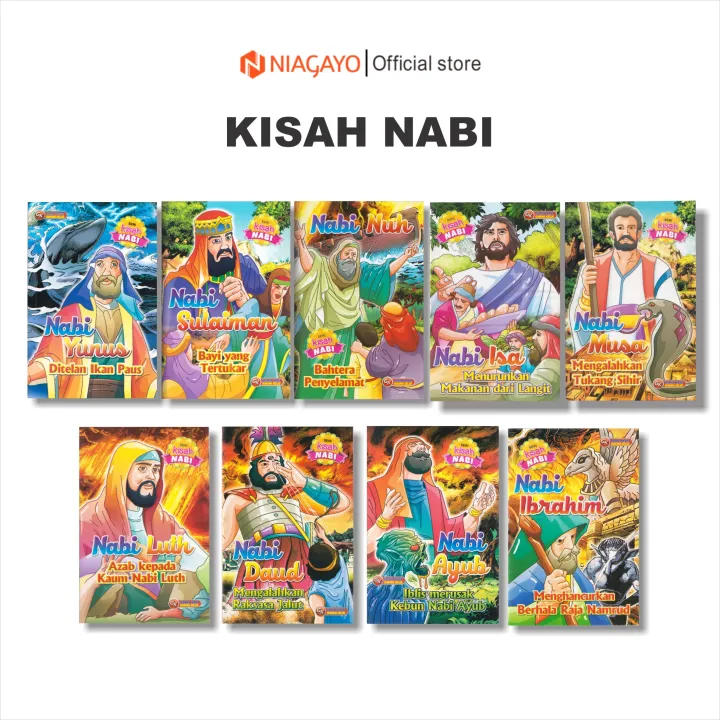 Buku Cerita Anak Bergambar Buku Mewarnai Dan Bercerita Seri Kisah Nabi ...