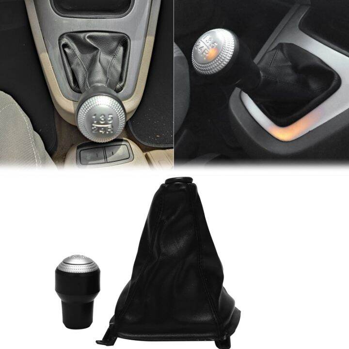 5 Speed Gear Shift Knob Leather Boot for Hyundai Tucson 2004 2005 2006