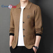 Cozy Up Autumn Winter New Trend Men s Single Breasted Casual Lapel Solid