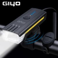 GIYO Bicycle Light Front Remote Controller Bike Flashlight Cycling Headlight Horn Road Commute MTB Handlebar Light For Bikes