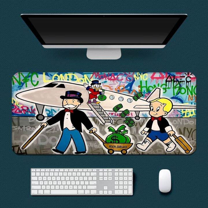 dollae-richie-rich-alec-monopoly-mousepad-hd-printing-computer-gamers-locking-edge-non-slip-mouse-pad-keyboard-pc-desk-pad