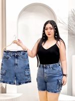 PLUS SIZE กางเกงยีนส์ขาสั้น สาวอวบ รุ่นโรน่า k3