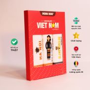 Hộp Socola VIET NAM gourmet - Hộp trung Với 3 thanh bên trong là 3 thành