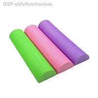 ♂▼ 30-45ซม. Meia Redonda Eva Espuma Rolo Para Yoga Pilates Equipamentos De Fitness Equilíbrio Almofada Blocos COMM Massagem Para