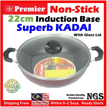 Premier Nonstick Tawa with Induction Bottom -28cm - Diamond