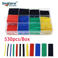 127Pcs 164Pcs 328Pcs 530Pcs ชุด Polyolefin Shrinking Assorted Heat Shrink Tube Wire Cable Insulated Sleeving Tubing Set 2:1