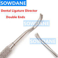 ทันตกรรมจัดฟันออร์โธ Ligature Ligation Director Stainless Steel Double End Curved Fine Narrow Presser