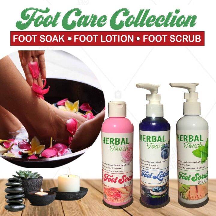 3in1 Home Foot Spa Care Set Scrub Soak Lotion Lazada PH