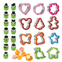 New Cartoon Bread Sandwich Cutter Kids Breakfast Lunch Vegetable Cutting Mold Dinosaur Butterfly Shape Cookie Baking Accessories Bread Cake  Cookie Ac