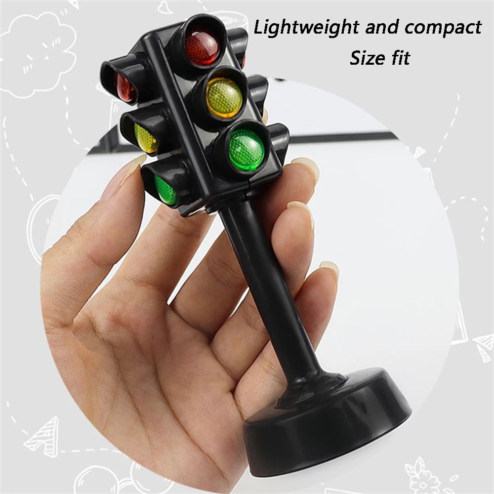 1pc Funny Plastic Traffic Light Model Toy Early Education Toy 