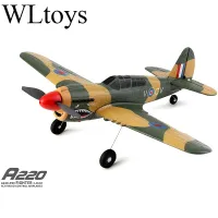 【LZ】 Wltoys-Controle Remoto Electric RC Aircraft 6G Modelo 3D Stunt Plane 6 Axis Stability Brinquedos ao ar livre para adultos XK A220 4Ch