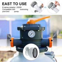 8PCS Filter Pumps Hose Adapters Hose Conversion Adapters 1.25 Inch to 1.5Inch Hose Adapter Kit for