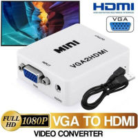 XSCLZE สำหรับ PC แล็ปท็อป DVD MINI 1080P VGA เป็น HDMI อะแดปเตอร์ VGA2HDMI ตัวแปลง