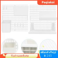 Paqiakoi ปฏิบัติ Pegboard เก็บชั้นวาง Pegboard ชั้นเก็บผนังผู้ถือ Pegboard