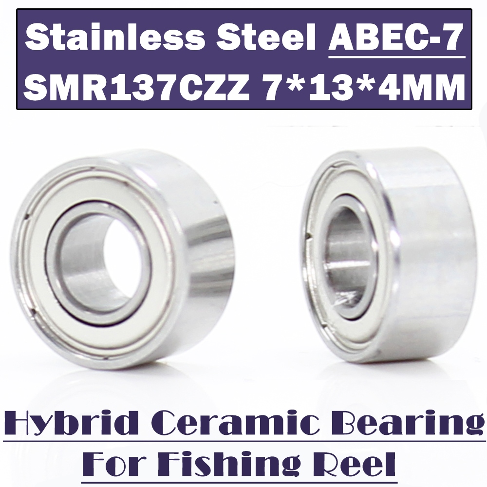 7x13x4 mm 440c Stainless Steel Shielded Ball Bearing SMR137ZZ MR137Z 2 PCS 