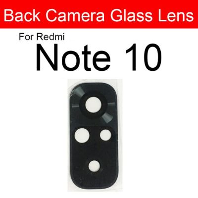 กล้องมองหลังหลักเลนส์กระจกกรอบขาตั้งสำหรับ Xiaomi Redmi Note 9 Pro 9S 10เลนส์กระจกหลังพร้อมชิ้นส่วนกาวสติ๊กเกอร์กาว