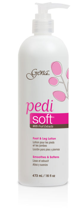 ของแท้! Gena Pedi Soft Lotion : โลชั่นบำรุงผิวเท้าแห้งกร้าน และส้นเท้าแตก - 16 oz.