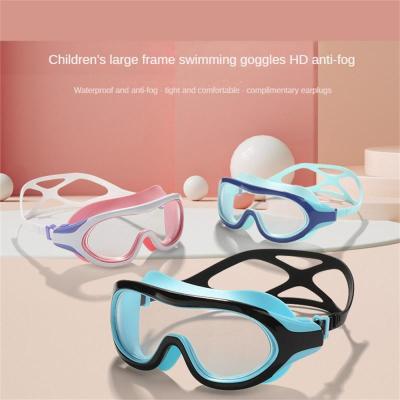 แว่นตาว่ายน้ำซิลิโคนสำหรับดำน้ำใช้ได้จริงแว่นตาว่ายน้ำแว่นตาก็อกเกิ้ลป้องกันหมอกกันน้ำสำหรับเด็ก