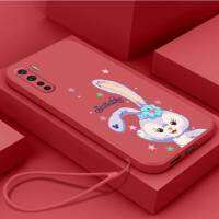 เคสโทรศัพท์ OPPO A91 OPPO OPPO Reno F15เคสนิ่มใส่โทรศัพท์3 4G ซิลิโคนเหลวเคสเคสกันกระแทกมือถือเรียบเคสโทรศัพท์โทรศัพท์กระต่ายน่ารักพร้อมสายคล้อง