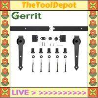 TheToolDepot 4.9FT/6FT/6.6FT/8FT เหล็กตกแต่งภายในแบบชนบทไม้ยุ้งฉางประตูฮาร์ดแวร์ไม่ได้ขาย